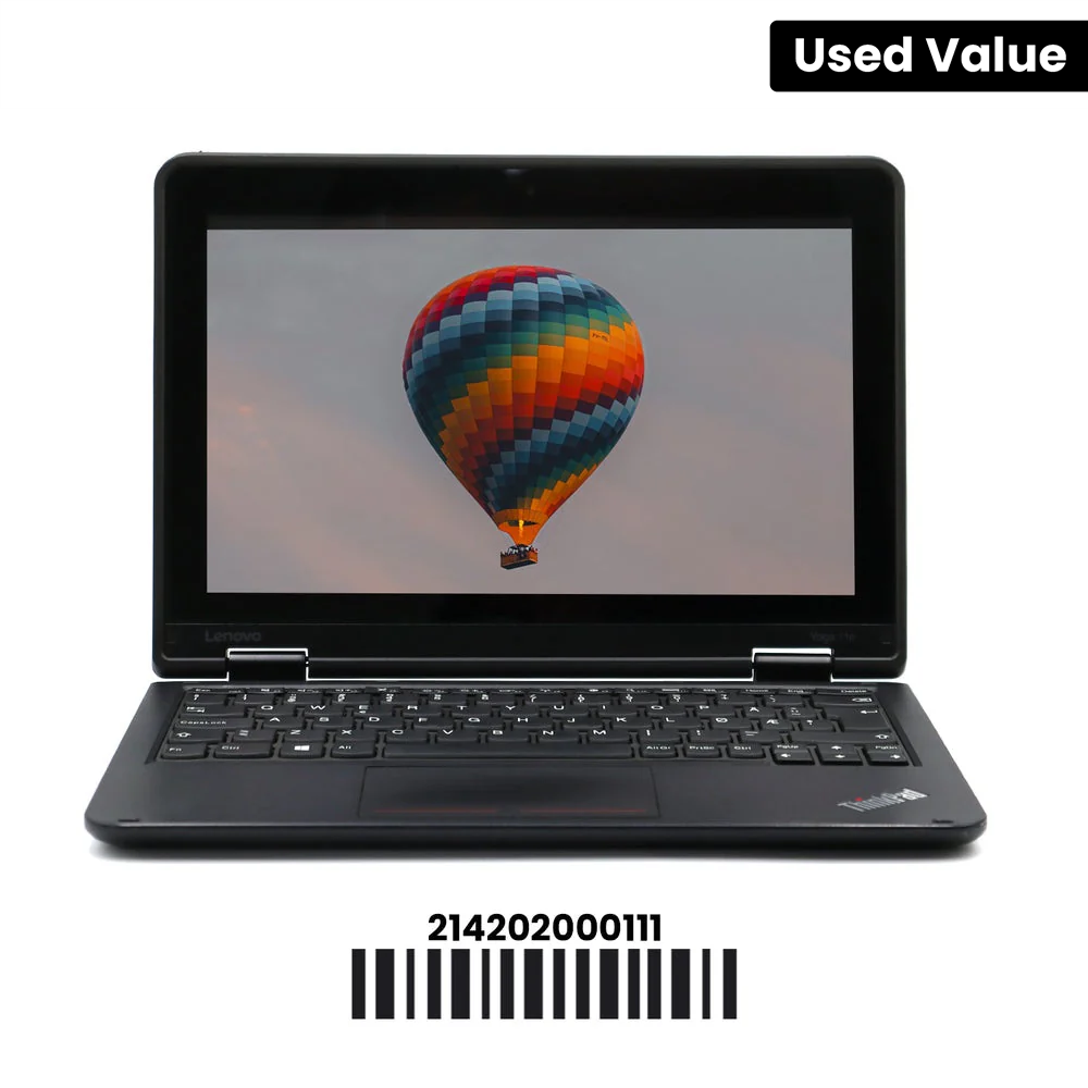 ThinkPad Yoga 11E 3rd Gen: Celeron, 4GB RAM, 128GB SSD, SN:00111