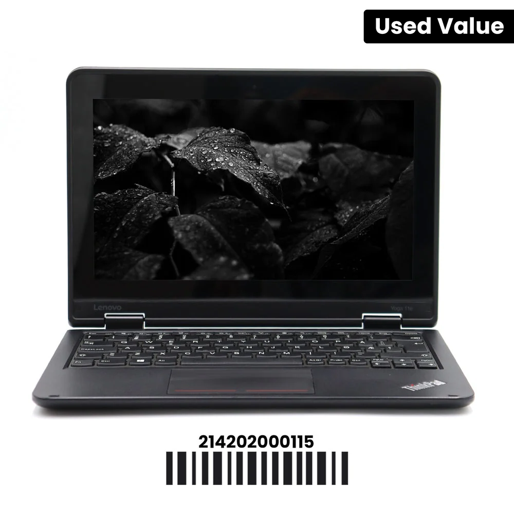 ThinkPad Yoga 11E 3rd Gen: Celeron, 4GB RAM, 128GB SSD, SN:00115
