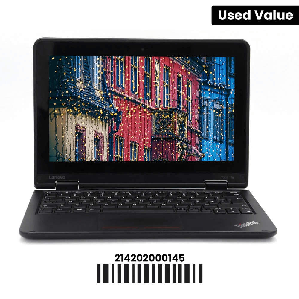 ThinkPad Yoga 11E 3rd Gen: Celeron, 4GB RAM, 128GB SSD, SN:00145