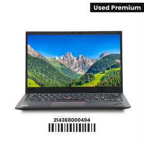 LENOVO THINKPAD X1 CARBON GEN 8: 10th Gen i5, 16GB RAM, 256GB SSD, SN:00494