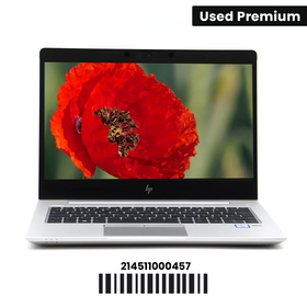 HP EliteBook 830 G6: 8th Gen i5, 16GB RAM, 256GB SSD, SN:00457