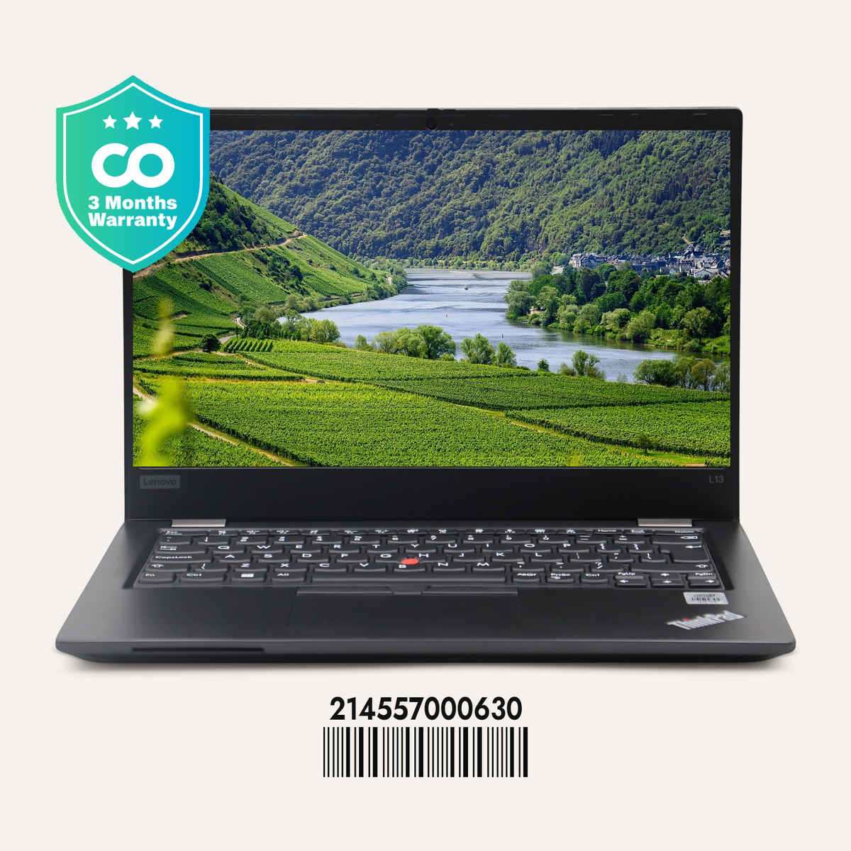 LENOVO THINKPAD L13 GEN 1 SN: 00630 front view