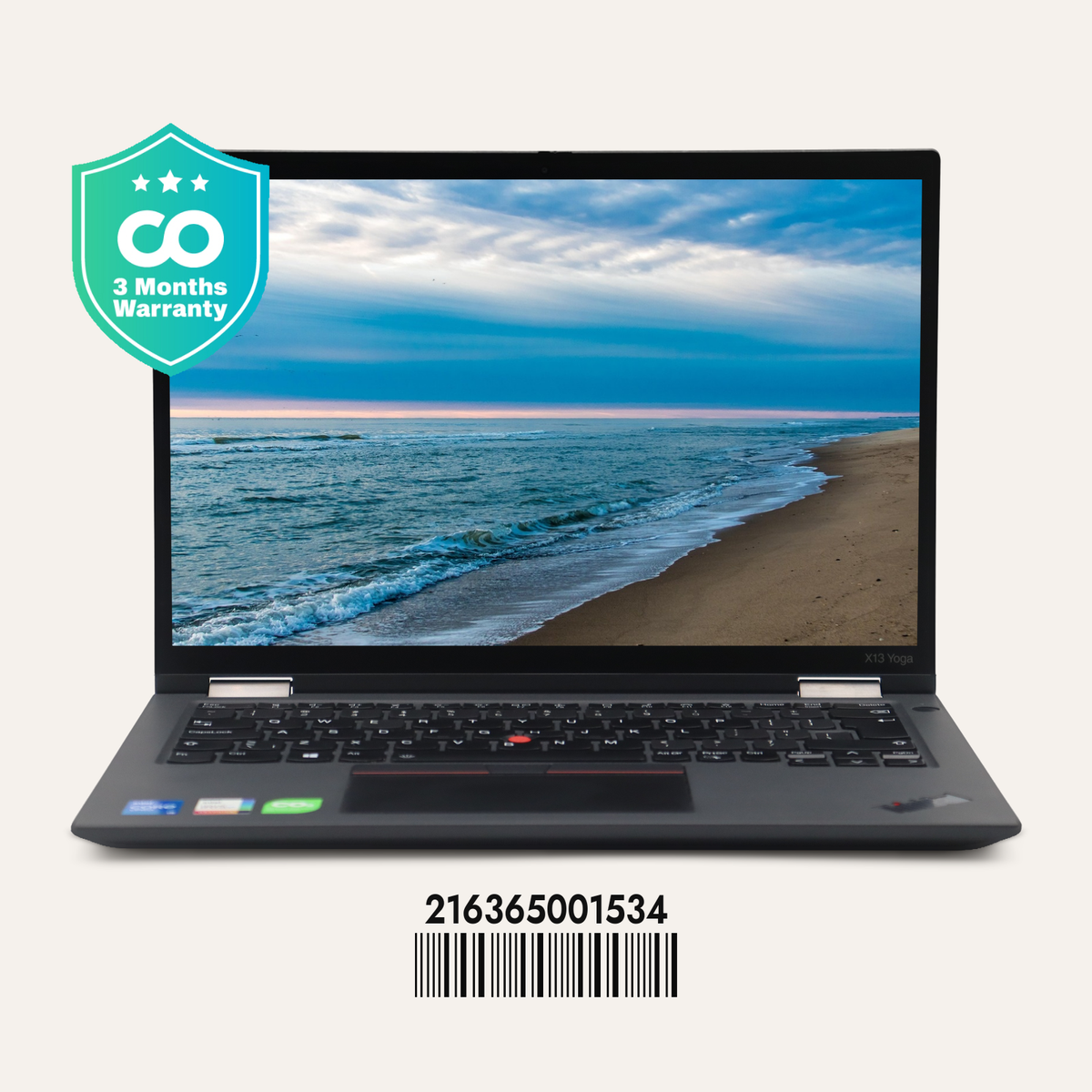 LENOVO THINKPAD X13 YOGA GEN 2 SN: 01534 front view