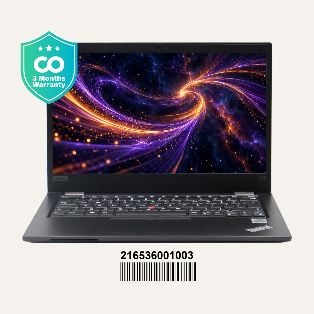 Lenovo ThinkPad L13 Gen 1 front view