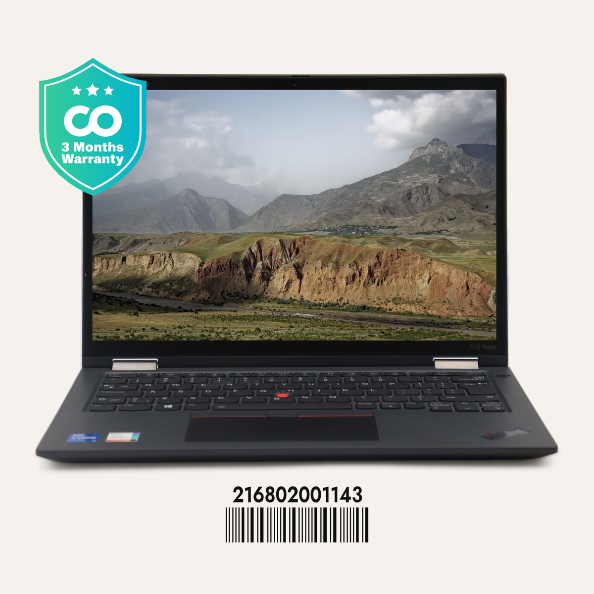 LENOVO THINKPAD X13 YOGA GEN 2 SN: 01143 front view