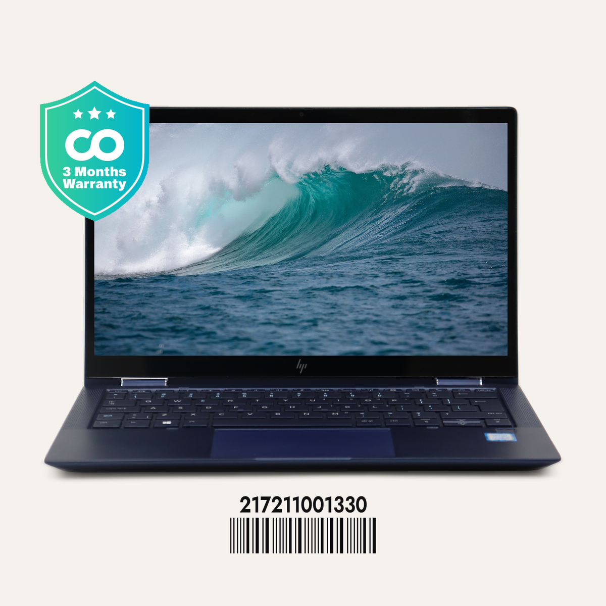 HP ELITE DRAGONFLY Serial No.: 217211001330 front view
