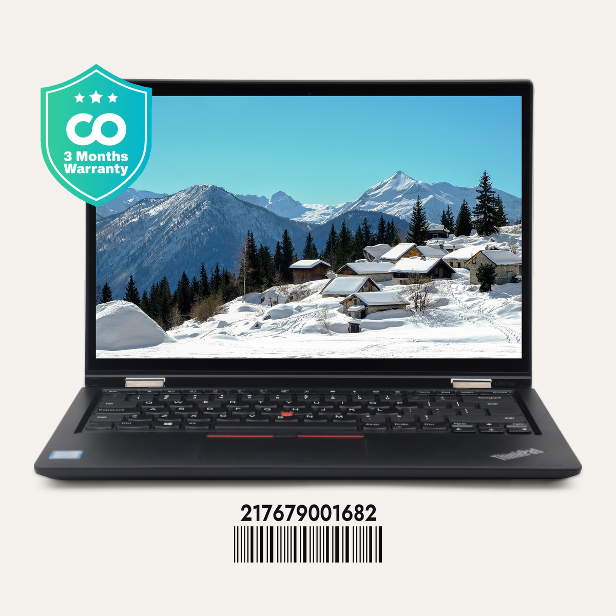 LENOVO THINKPAD L390 YOGA SN: 01682 front view