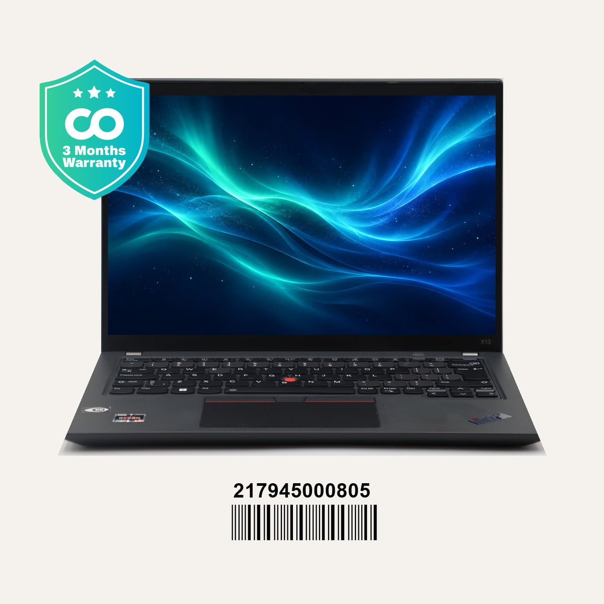 Lenovo ThinkPad X13 Gen 3 - front view