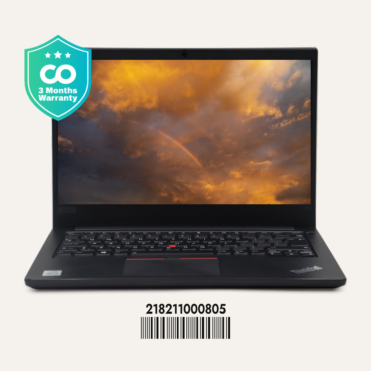 LENOVO THINKPAD E14 SN: 00805 front view