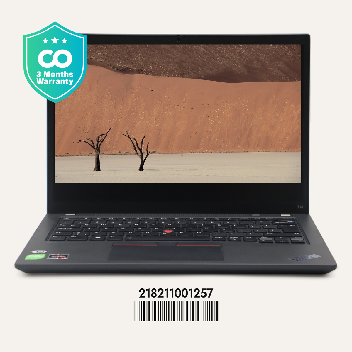 LENOVO THINKPAD T14 GEN 3 SN: 01257 front view