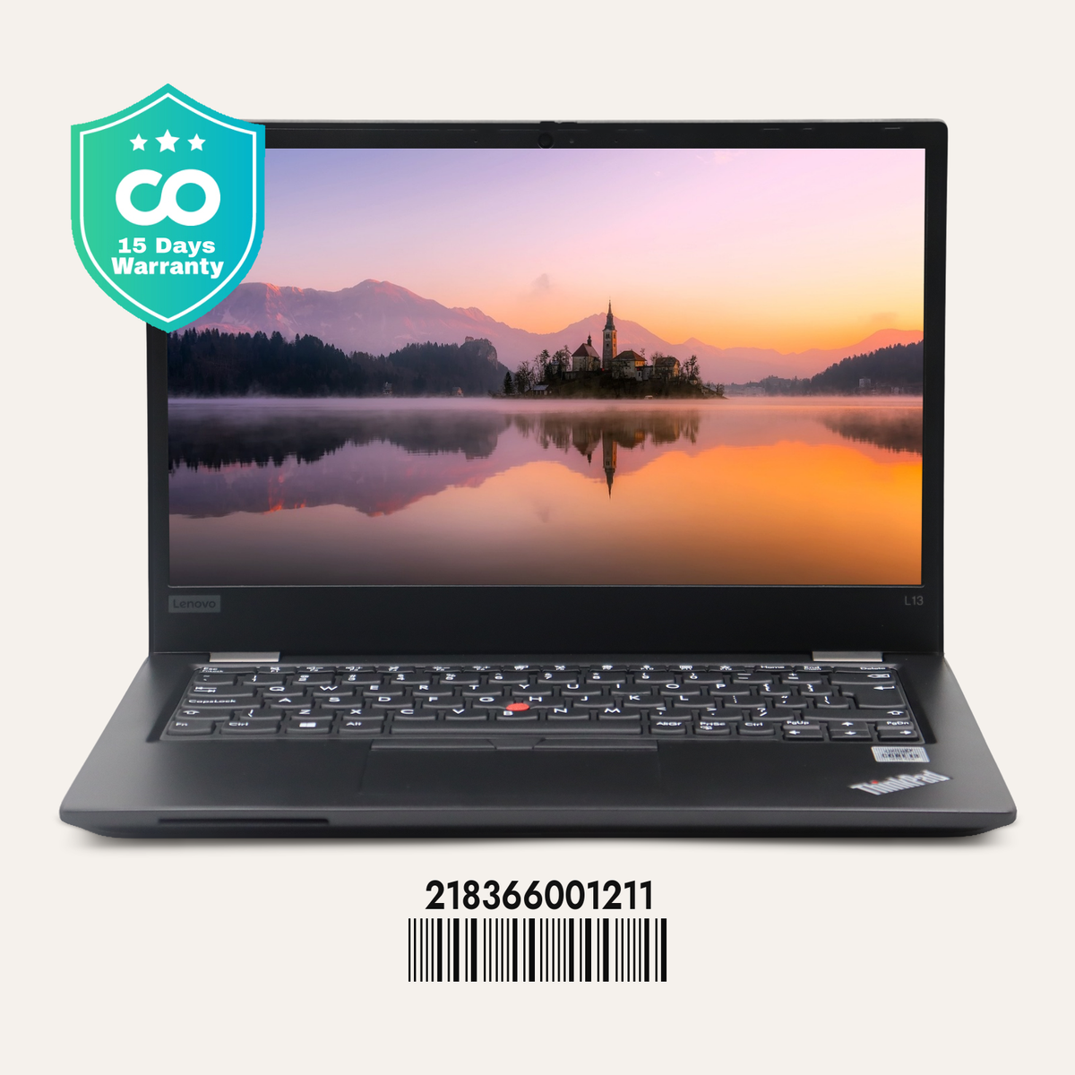 LENOVO THINKPAD L13 GEN 1 SN: 01211 front view