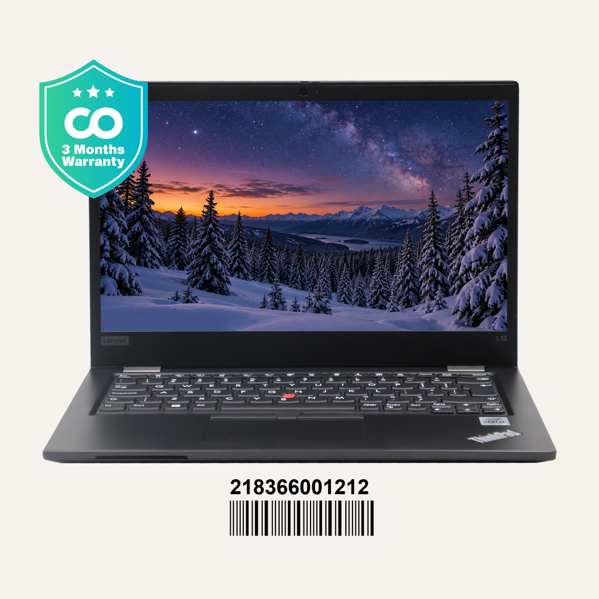 Lenovo ThinkPad L13 Gen 1 front view