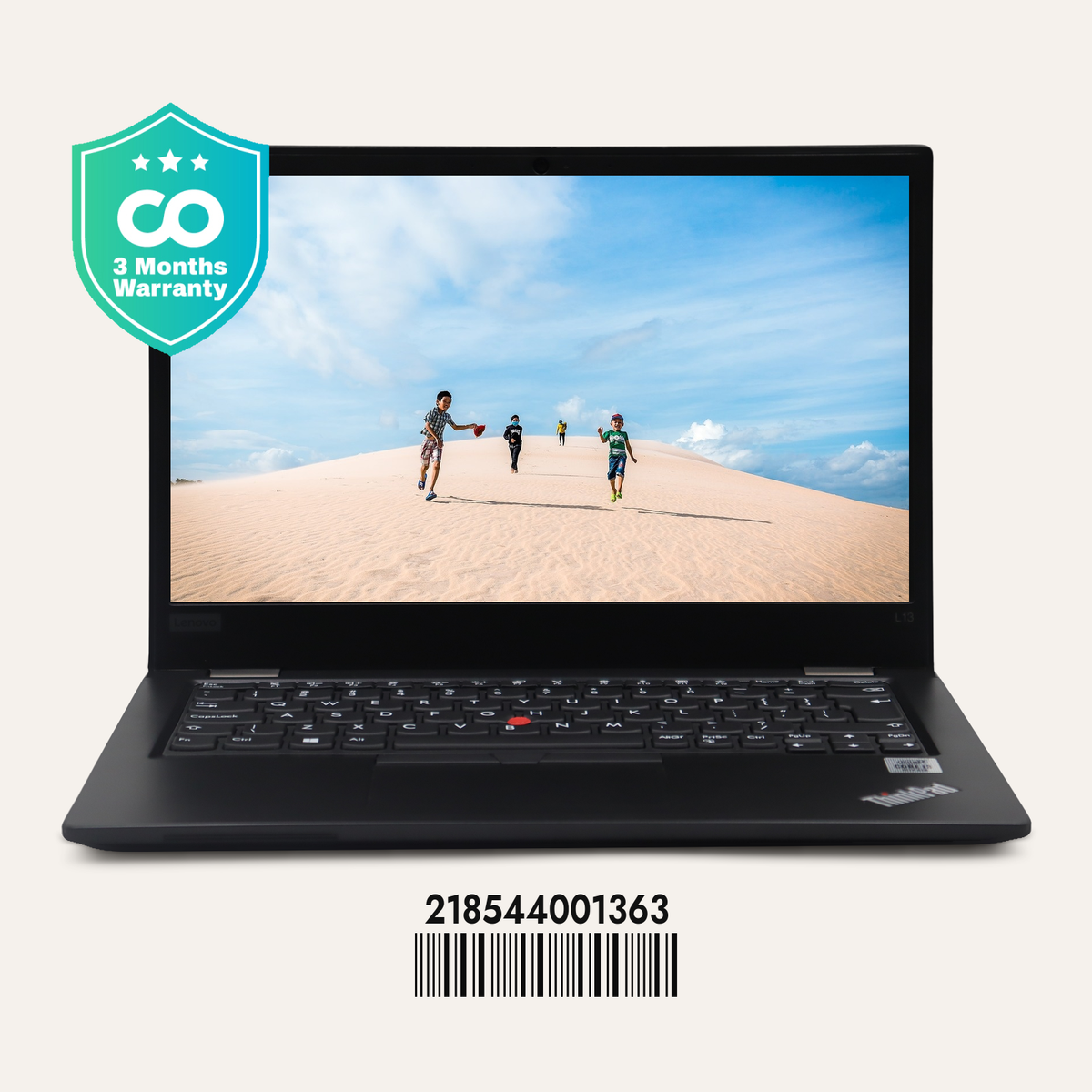LENOVO THINKPAD L13 SN: 01363 front view