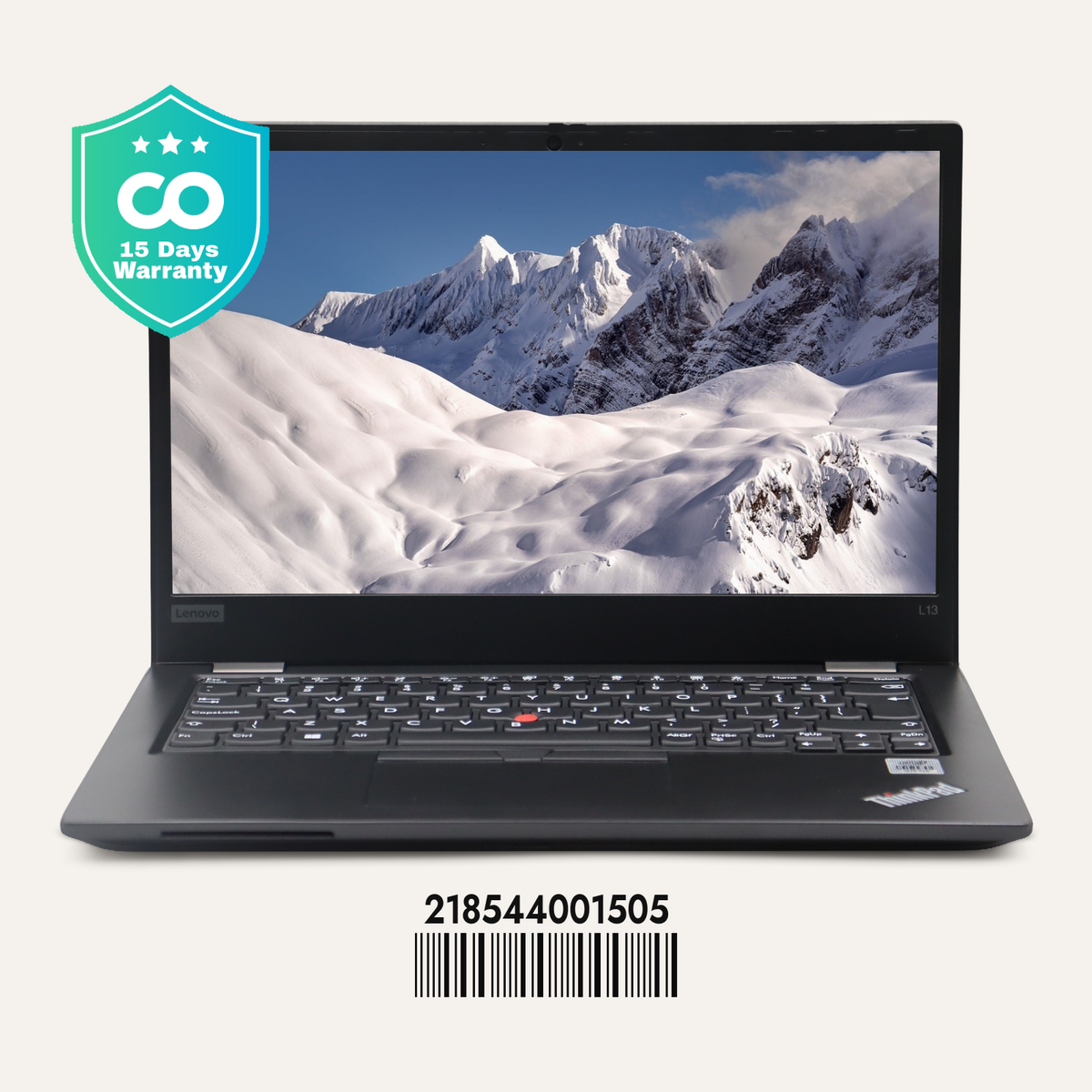 LENOVO THINKPAD L13 GEN 1 SN: 01505 front view