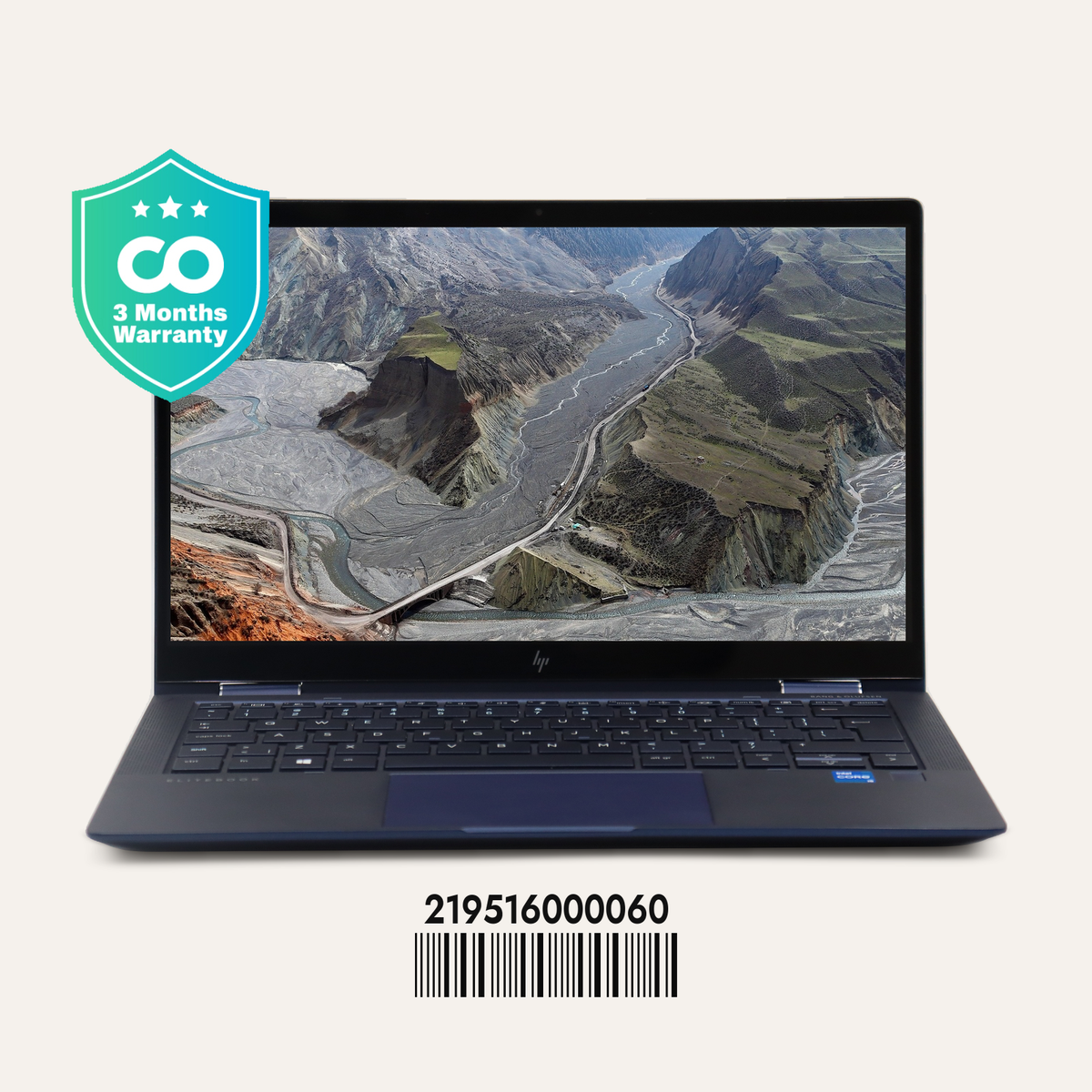 HP ELITE DRAGONFLY G2 Serial No.: 219516000060 front view