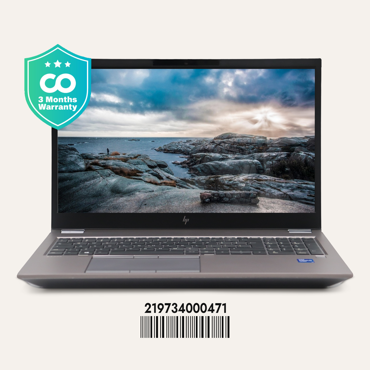 HP ZBOOK FURY 15 G8 SN: 00471 front view