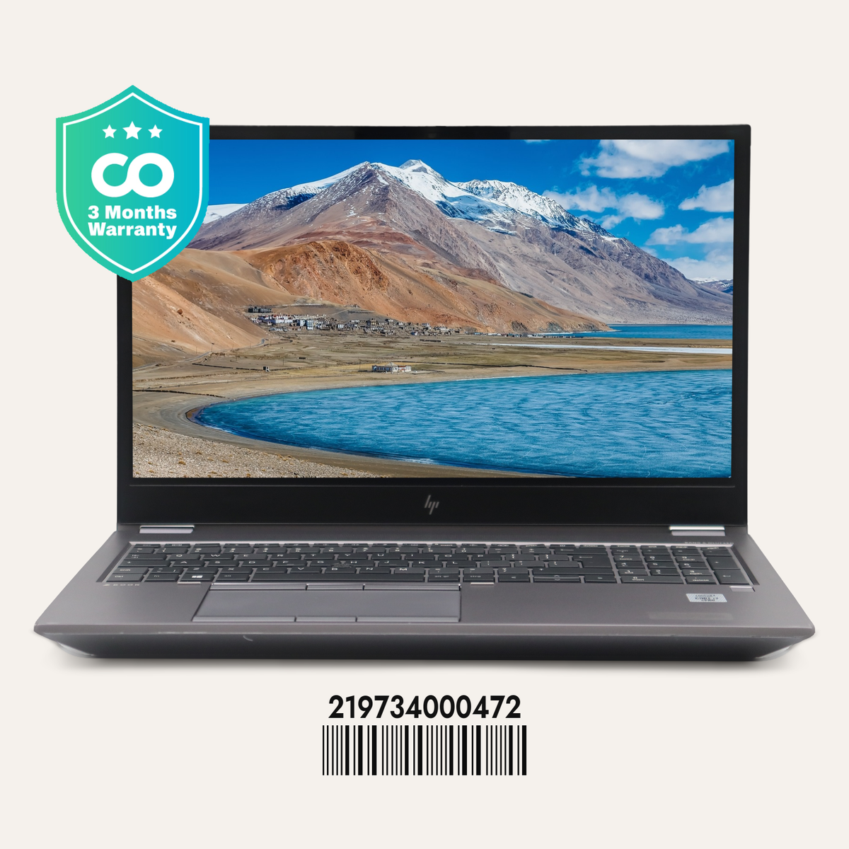 HP ZBOOK FURY 15 G7 SN: 00472 front view