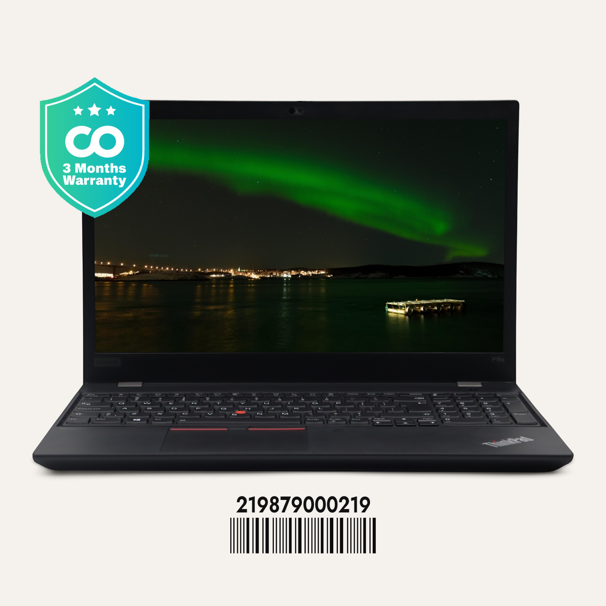 LENOVO THINKPAD P15S GEN 2 SN: 00219 front view