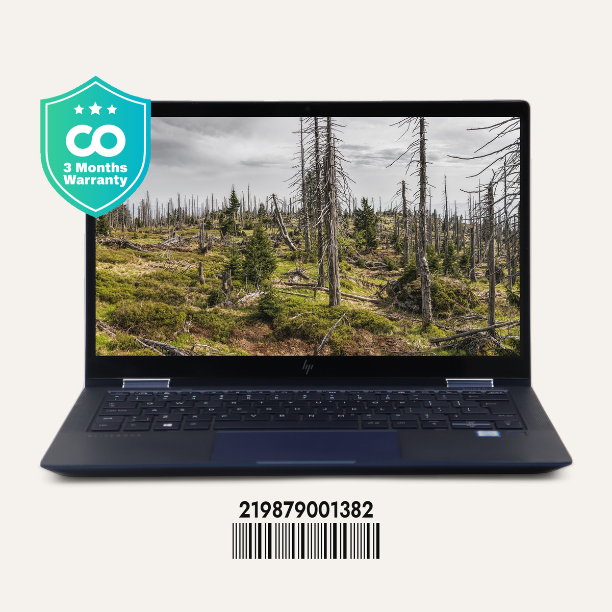 HP ELITE DRAGONFLY Serial No.: 219879001382 front view