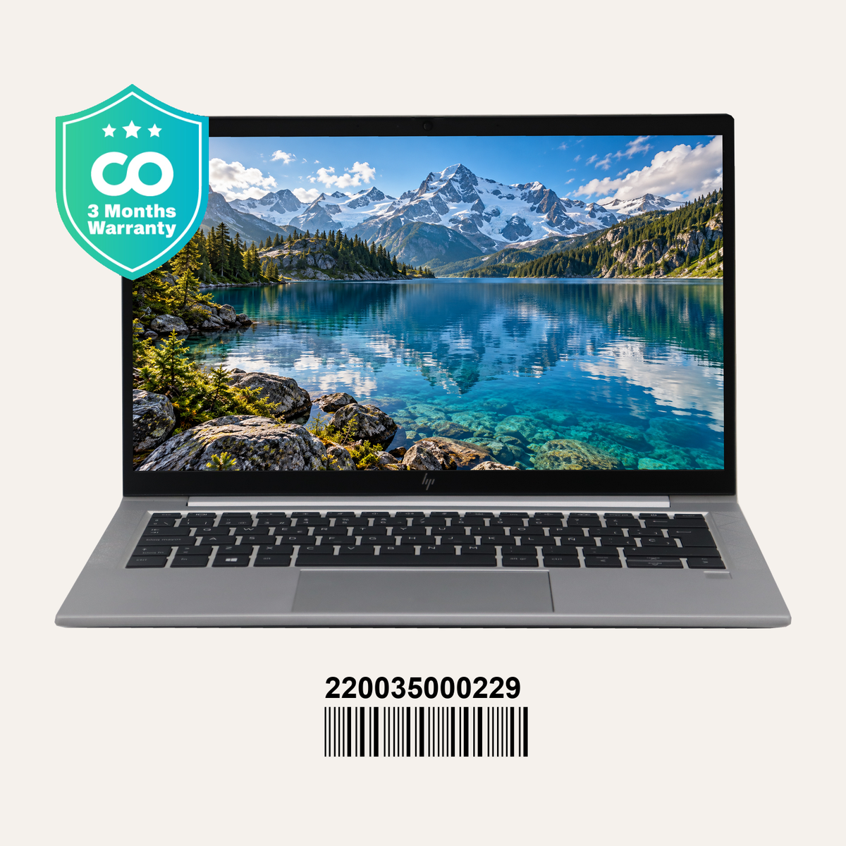 HP EliteBook 835 G7 front view