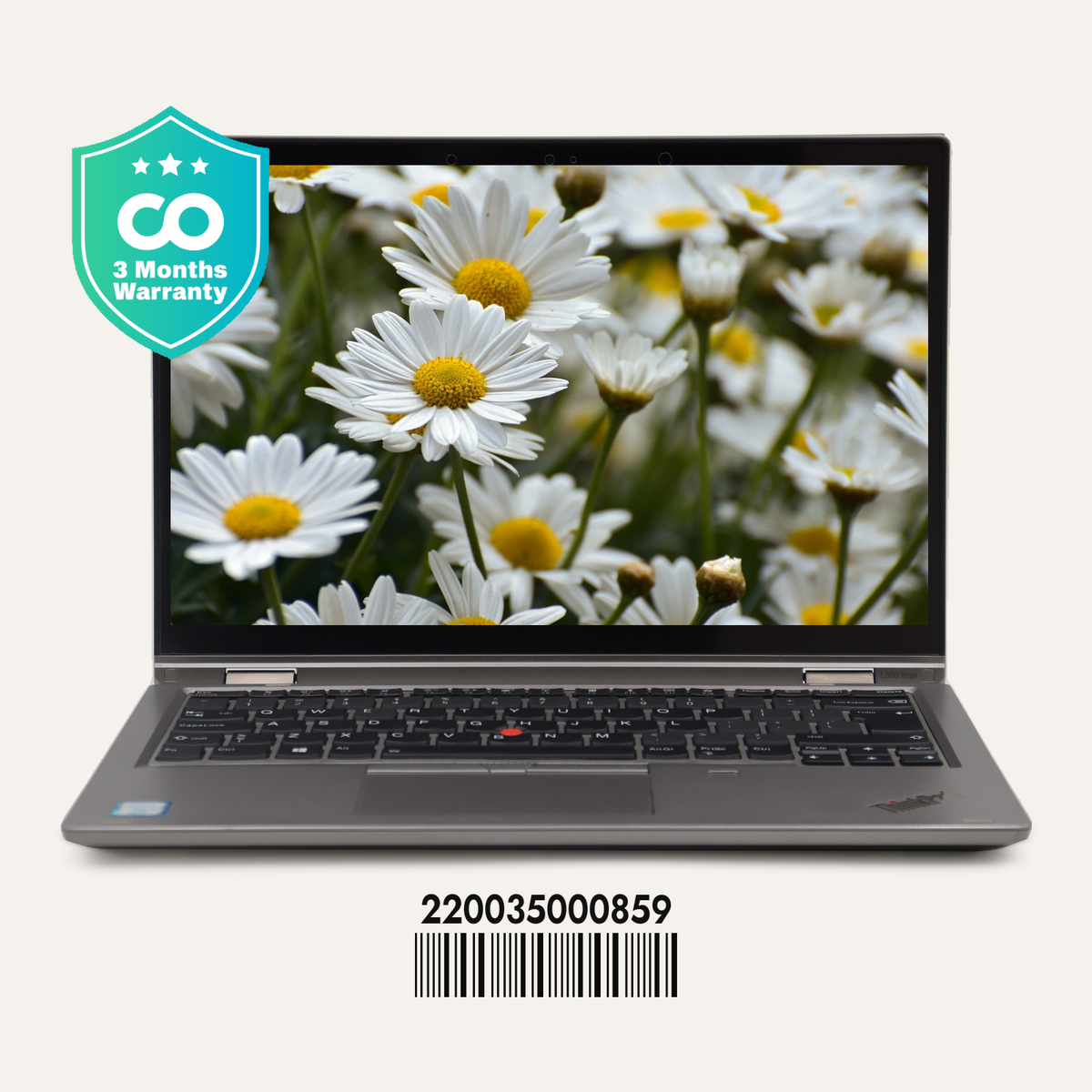 LENOVO THINKPAD L390 YOGA SN: 00859 front view