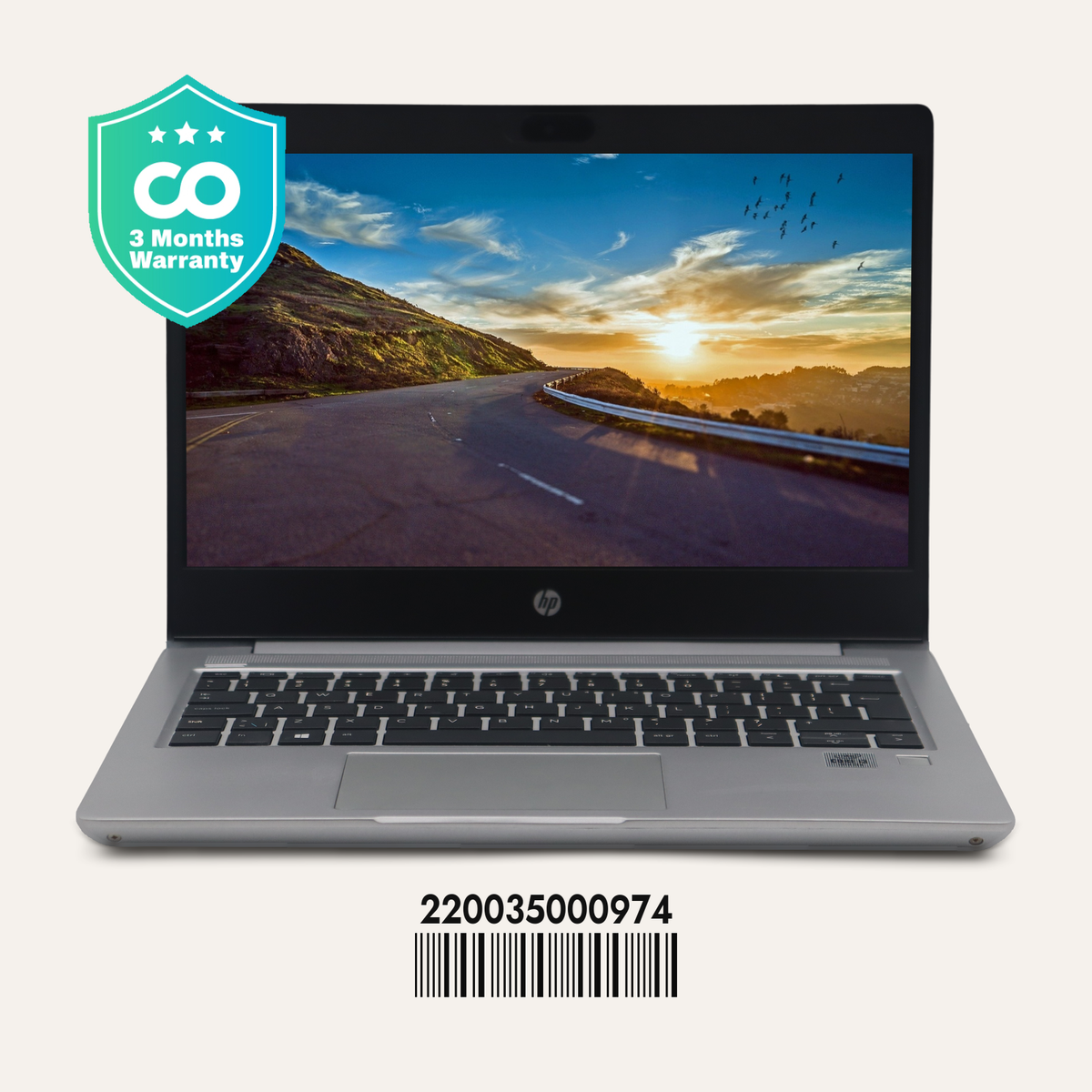 HP PROBOOK 430 G7 SN: 00974 front view