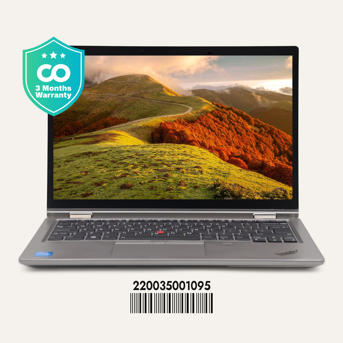 LENOVO THINKPAD L390 YOGA SN: 01095 front view