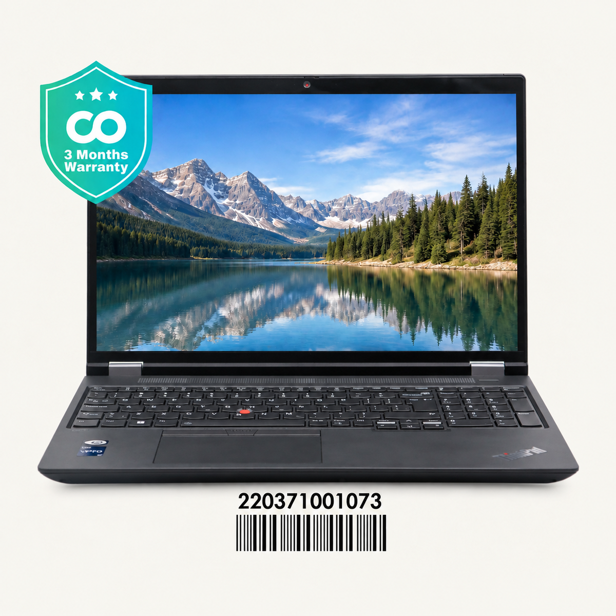 Lenovo ThinkPad P16 Gen 1 - front view