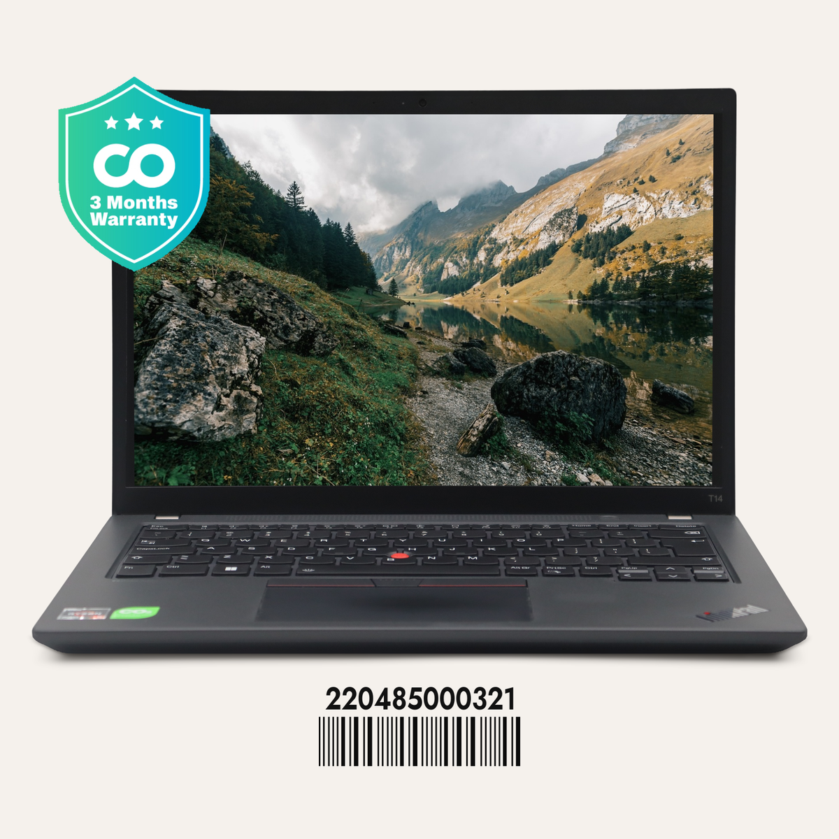 LENOVO THINKPAD T14 GEN 4 SN: 00321 front view