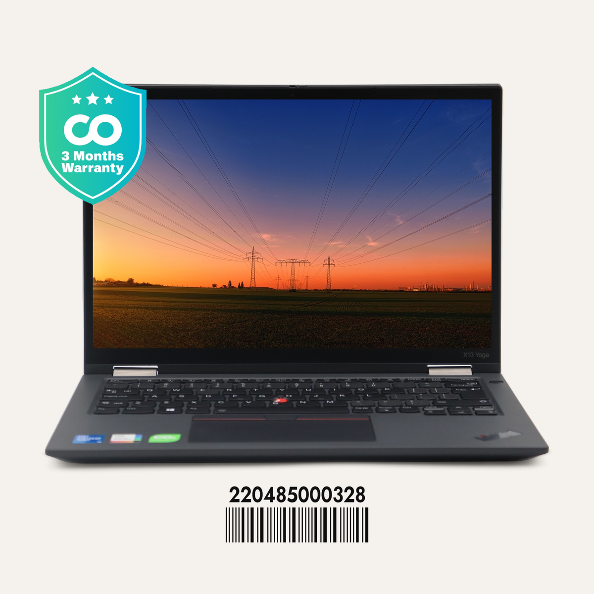 LENOVO THINKPAD X13 YOGA GEN 2 SN: 00328 front view