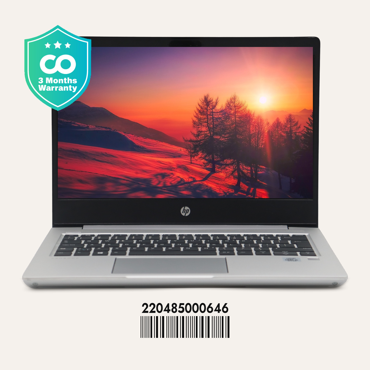 HP PROBOOK 430 G7 SN: 00646 front view