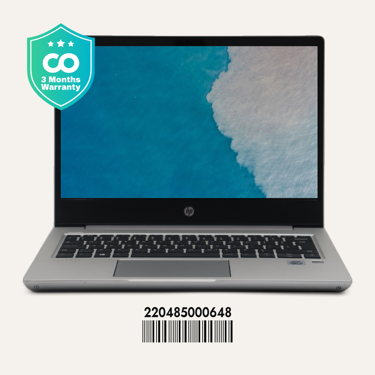 HP PROBOOK 430 G7 Serial No.: 220485000648 front view