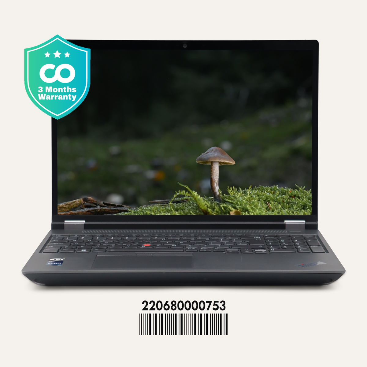 LENOVO THINKPAD P16 GEN 1 SN: 00753 front view