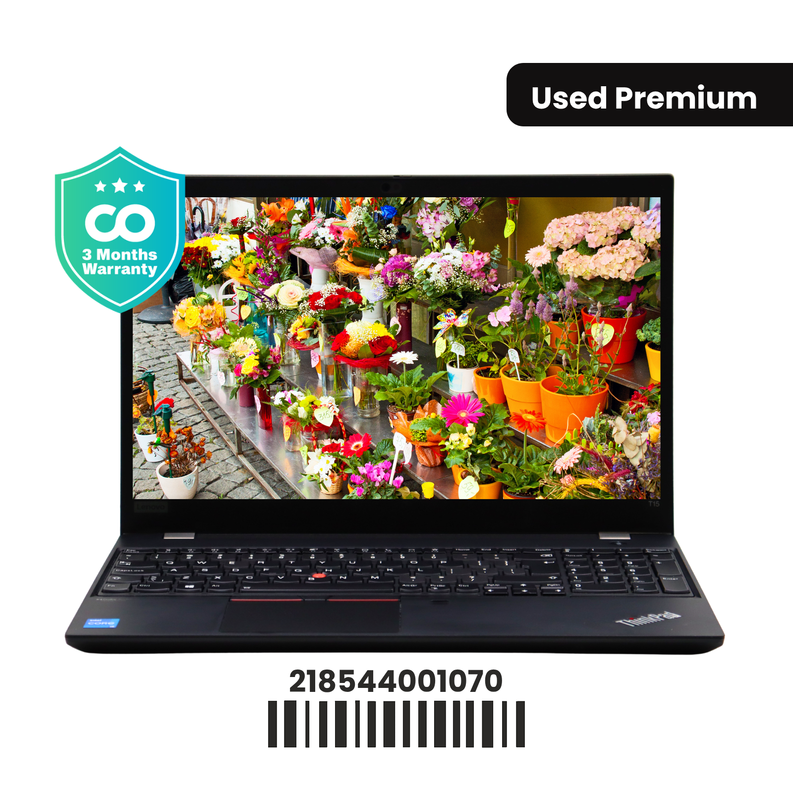LENOVO THINKPAD T15 GEN 2: Intel Core i5, 11th Gen, 16GB RAM, 256GB SSD SN:01070