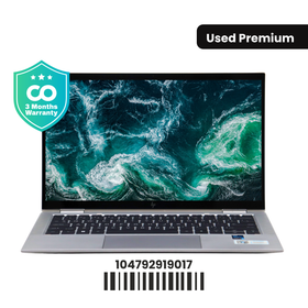 HP ELITEBOOK X360 1030 G8: 11th Gen i7, 16GB RAM, 512GB SSD, SN:919017