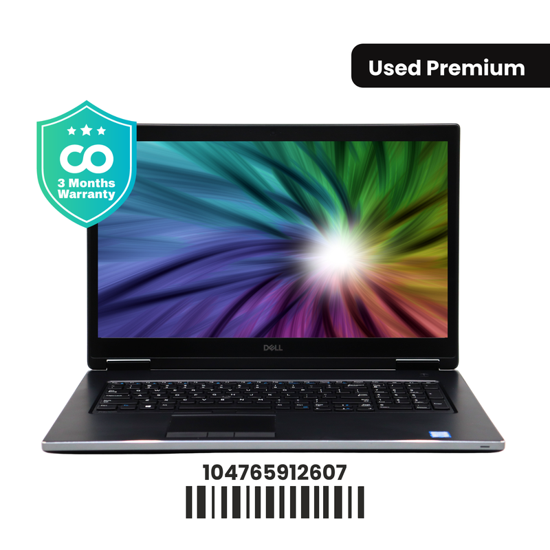 Dell PRECISION 7730: 8th Gen i7, 32GB RAM, 256GB SSD, SN:12607
