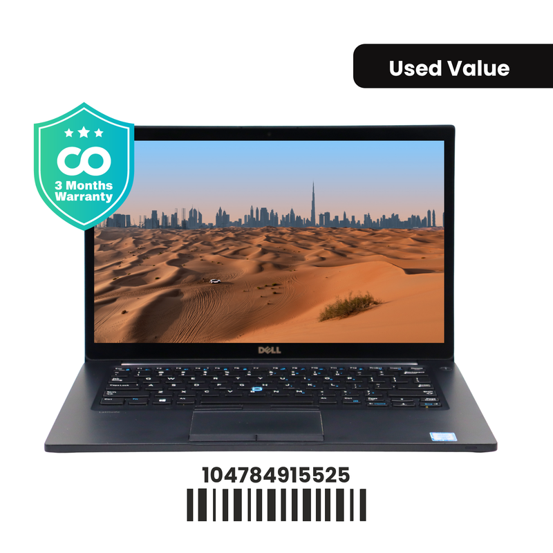 Dell LATITUDE 7480: 6th Gen i7, 16GB RAM, 512GB SSD, SN:15525