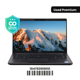 DELL LATITUDE 5400: 8th Gen i5, 8GB RAM, 256GB SSD, SN:19051