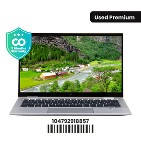HP EliteBook X360 1030 G7: 10th Gen i5, 16GB RAM, 256GB SSD, SN:18857