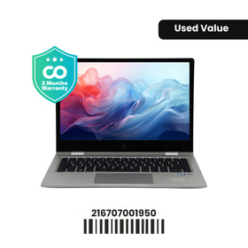 HP ELITEBOOK X360 830 G5: 8th Gen i5, 8GB RAM, 256GB SSD, SN:01950