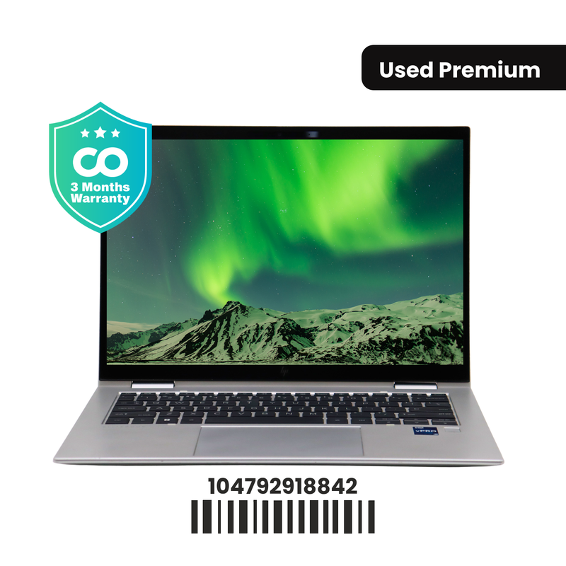 HP ELITEBOOK X360 1040 G9: 12th Gen i7, 16GB RAM, 256GB SSD, SN:18842