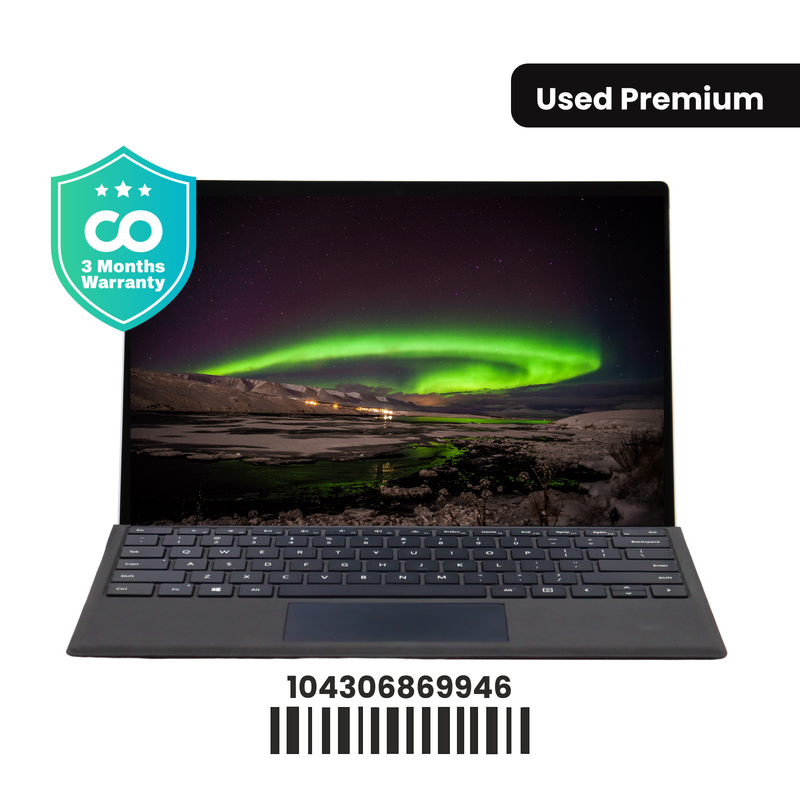 MICROSOFT SURFACE PRO 5: 7th Gen i5, 8GB RAM, 256GB SSD, SN:869946