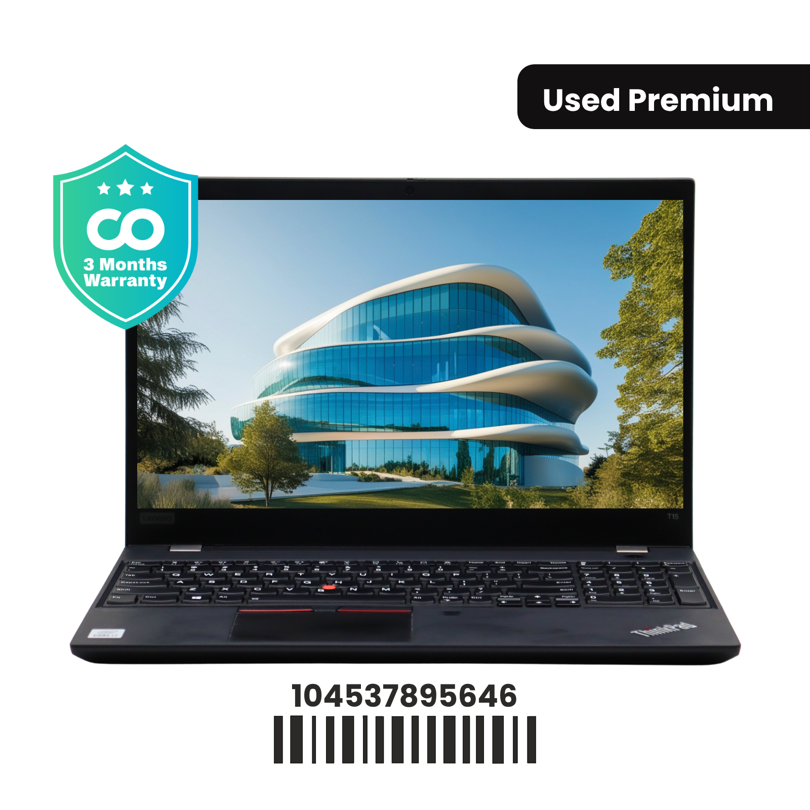 LENOVO THINKPAD T15 GEN 1: Intel Core i7, 10th Gen, 16GB RAM, 512GB SSD SN:95646