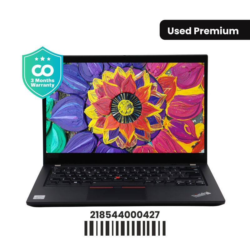 LENOVO THINKPAD T14 GEN 1: 10th Gen i7, 32GB RAM, 1024GB SSD, SN:00427
