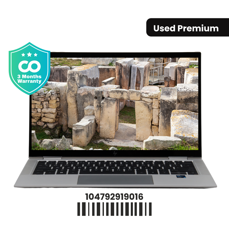 HP ELITEBOOK X360 1030 G8: 11th Gen i7, 16GB RAM, 256GB SSD, SN:19016