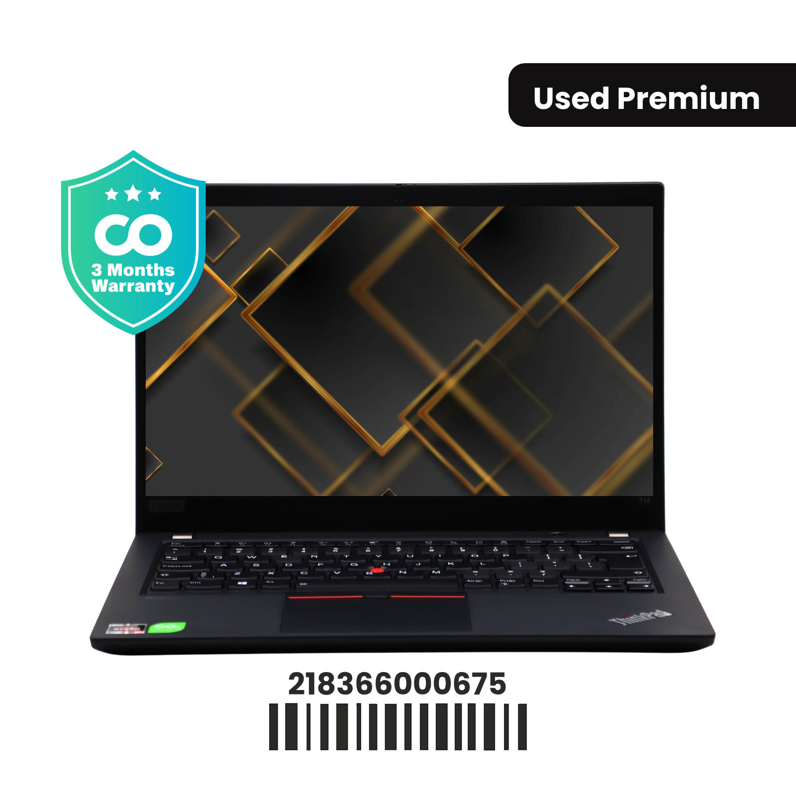 LENOVO THINKPAD T14 GEN 2: AMD RYZEN 5, 16GB RAM, 256GB SSD, SN:00675