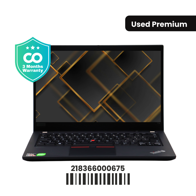 LENOVO THINKPAD T14 GEN 2: AMD RYZEN 5, 16GB RAM, 256GB SSD, SN:00675