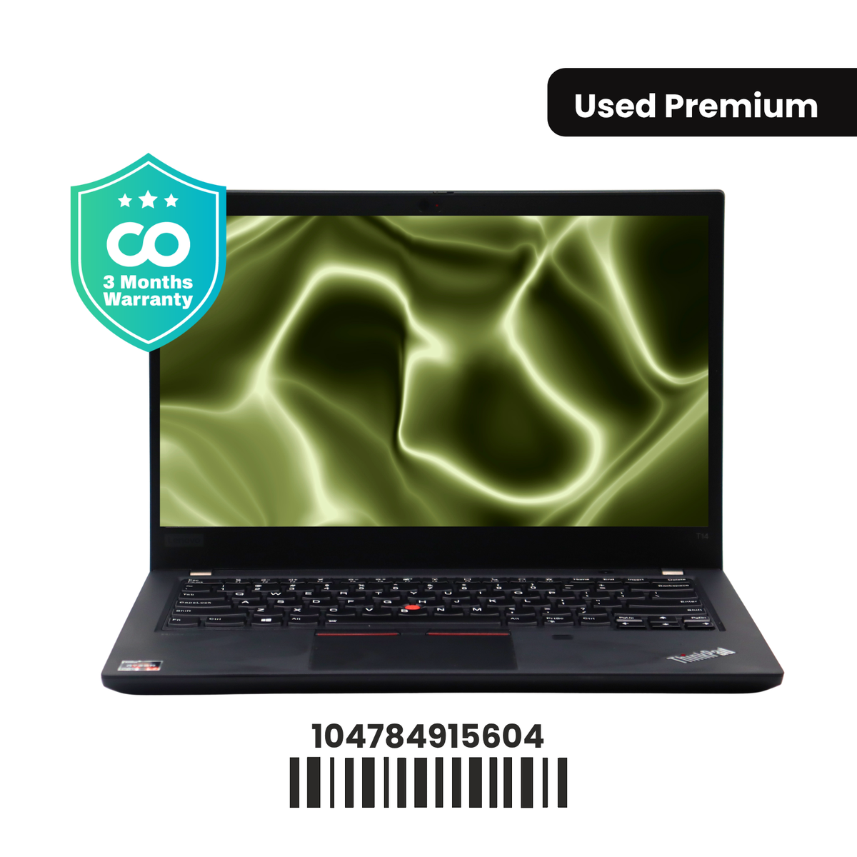 LENOVO THINKPAD T14 GEN 2: AMD RYZEN 7, 16GB RAM, 512GB SSD, SN:915604