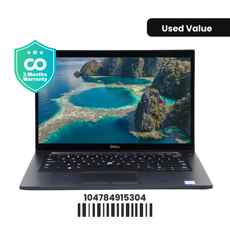 Dell LATITUDE 7480: 7th Gen i5, 8GB RAM, 256GB SSD, SN:15304
