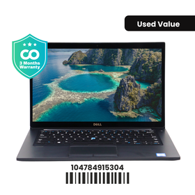 Dell LATITUDE 7480: 7th Gen i5, 8GB RAM, 256GB SSD, SN:15304